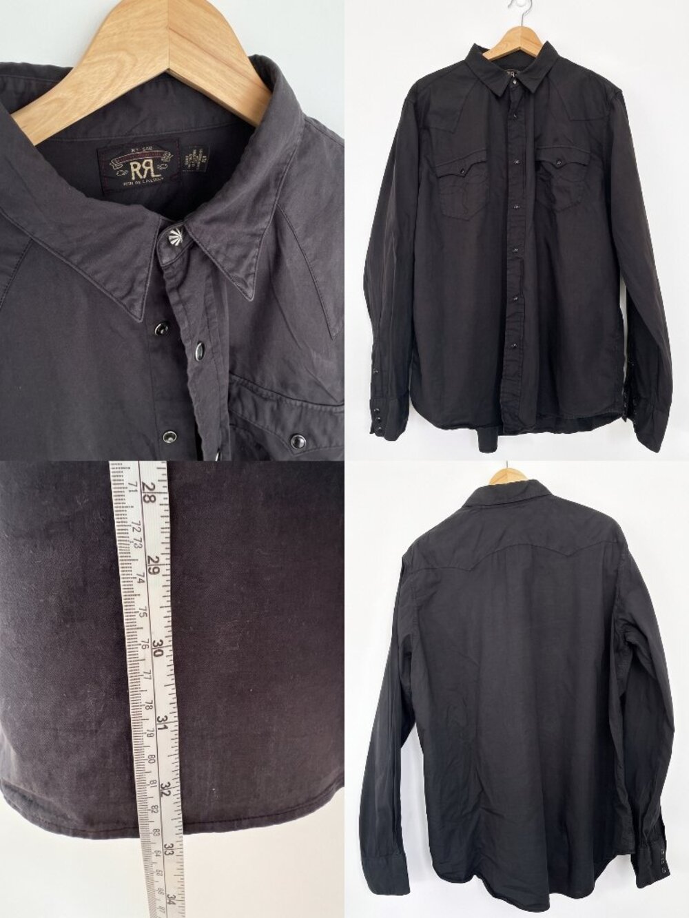 RRL Western Style Shirt - Snap Buttons